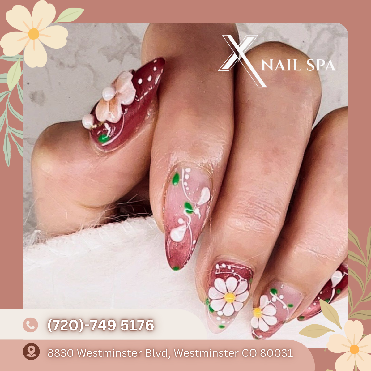 X Nail Spa logo
